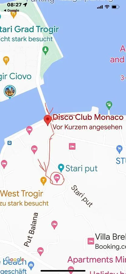 Pearl Of Croatia 4 Sterne Apartment Trogir